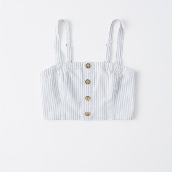 Abercrombie and Fitch Crop Top - L - Picture 2 of 10